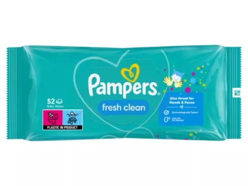 Pampers nedves törlőkendő 52db - Fresh Clean
