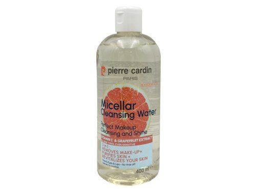Pierre Cardin tisztító micellás víz 400ml - Rózsaszín grapefruittal és C-vitaminnal