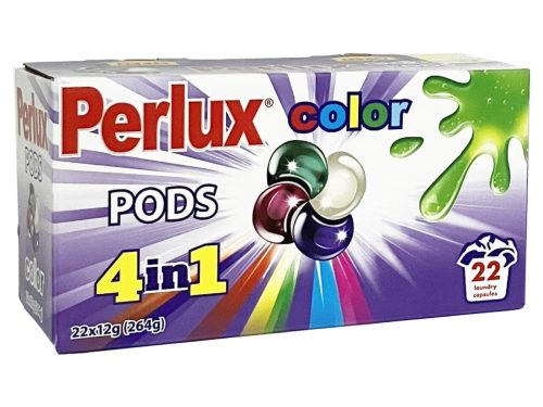Perlux mosókapszula 22 db  4in1 - Színes
