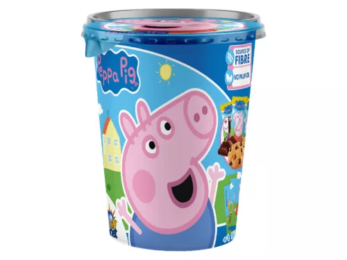 Pohár Csokis Keksszel és Matricával 55g - Peppa Malac
