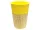 Pohár Műanyag Mintás 400ml - Pasztel Sárga