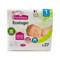 Pommette Ecologic pelenka Újszülött 1 (2-5)(27db)