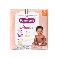 Pommette Prémium Active pelenka Midi 3 (4-9kg)(52db)