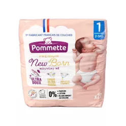   Pommette Prémium Active pelenka Újszülött 1 (2-5kg)(27db)
