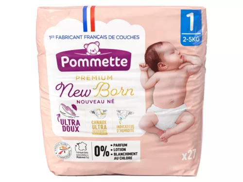 Pommette Prémium Active pelenka Újszülött 1 (2-5kg)(27db)