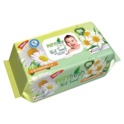 Pufy Fresh nedves törlőkendő 120db Fedeles - Kamilla