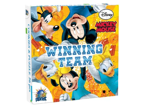 Puzzle 56db-os Csokis Sütivel 50g - Mickey