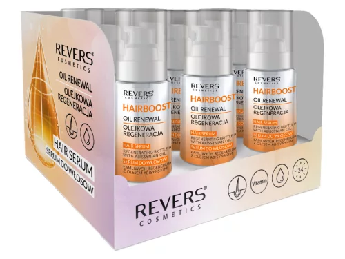 Revers HairBoost Hajszérum 30ml - Törékeny hajra - Abesszin olajjal