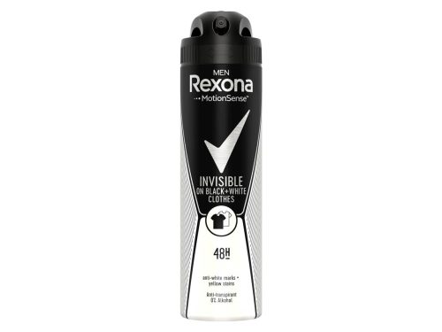 Rexona Men deo SPRAY 150ml - Invisible Black+White