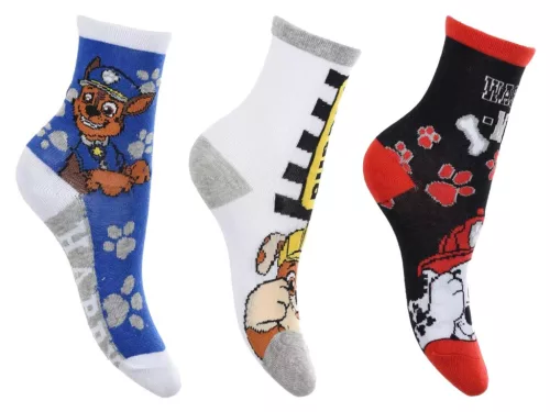 Mancs Őrjárat gyerek zokni 3 pár/csomag - 23-26