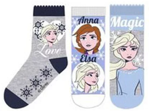 Jégvarázs gyerek zokni 3 pár/csomag - 31-34 (HU0634-pack2)