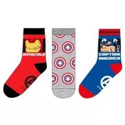   Bosszúállók gyerek zokni 3 pár/csomag - 31-34 (SHU0653-pack1)