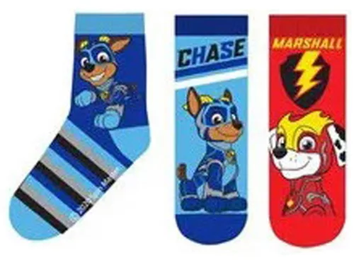 Mancs Őrjárat gyerek zokni 3 pár/csomag - 27-30 (HU0663-pack1)