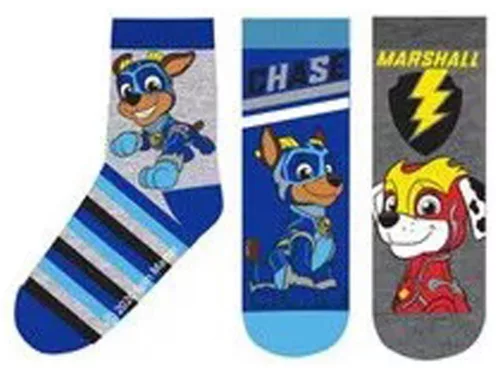 Mancs Őrjárat gyerek zokni 3 pár/csomag - 23-26 (HU0663-pack2)