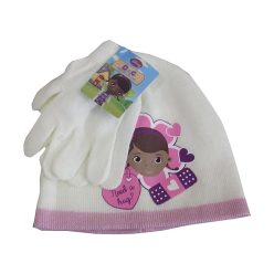   Dr. Plüssi Hug gyerek sapka és kesztyű szett - Vajszínű - 54 cm