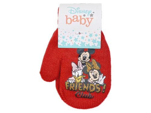 Mickey, Minnie Friends baba kesztyű - Piros