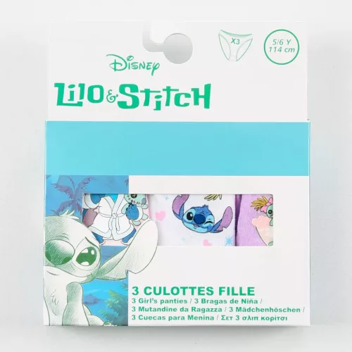Disney Lilo és Stitch, A csillagkutya Bathing gyerek fehérnemű, bugyi 3 darab/csomag 3 - 4 év / 98 - 104 cm