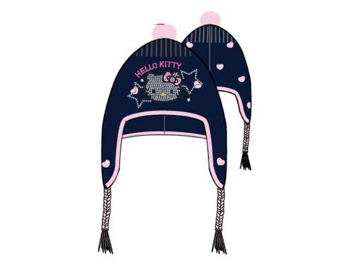 Hello Kitty gyerek sapka - Sötétkék - 52 cm