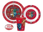 Harry Potter School Shields étkészlet, micro műanyag szett, pohárral 260 ml