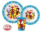 Pókember Spidey étkészlet, micro műanyag szett, pohárral 260 ml