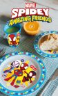 Pókember Spidey étkészlet, micro műanyag szett, pohárral 260 ml