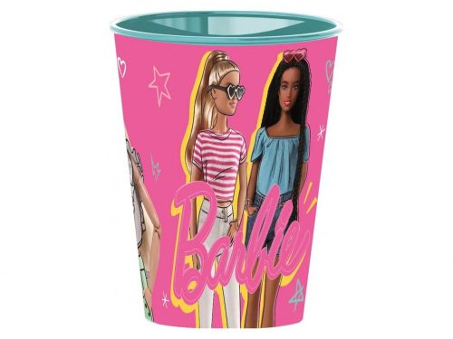 Barbie mikrózható műanyag pohár 260 ml 