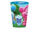 Azúrkék nyomok műanyag pohár 260 ml