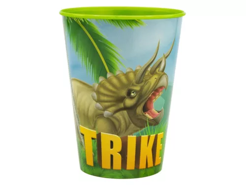 Dinoszaurusz T-Rex műanyag pohár 260 ml