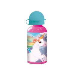 Unikornis Rainbow alumínium kulacs 400 ml