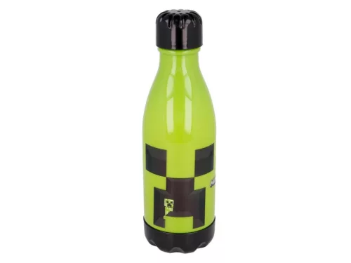 Minecraft Creeper műanyag kulacs csavaros kupakkal 560 ml