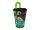 Minecraft Creeper szívószálas pohár, műanyag 430 ml