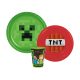 Minecraft TNT étkészlet, műanyag szett