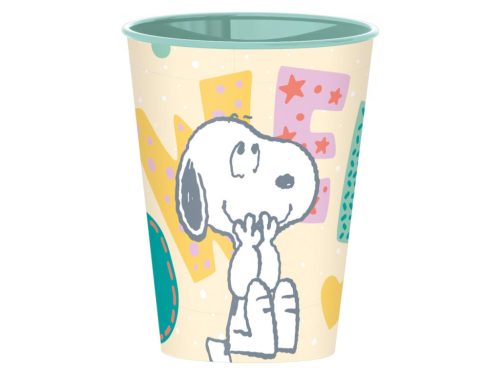 Snoopy műanyag pohár 260 ml