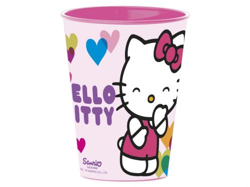 Hello Kitty műanyag pohár 260 ml