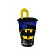 Batman műanyag szívószálas pohár 430 ml