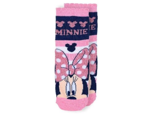 Minnie Gyerek vastag csúszásgátlós zokni  - Rózsaszín - 31-34