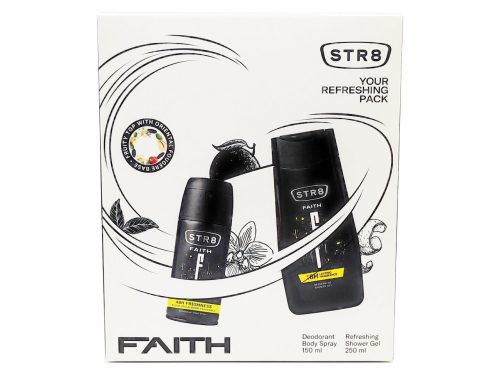 STR8 férfi díszdoboz (deo 150ml + tusfürdő 250ml) - Faith