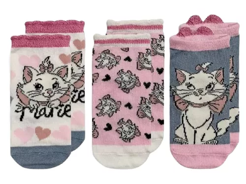 Disney Marie Hearts baba zokni 6-12 hó