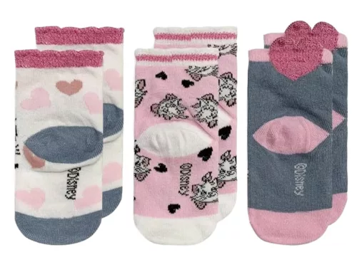 Disney Marie Hearts baba zokni 6-12 hó