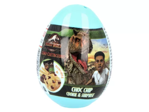 Tojás Csokis keksszel, meglepetéssel 5,5g - Jurassic World