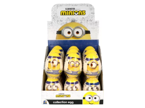 Tojás csokis keksszel, meglepetéssel 5,5g – Minyonok