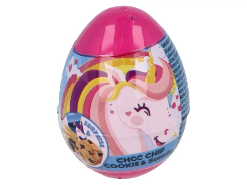 Tojás csokis keksszel, meglepetéssel 5,5g – Unikornis