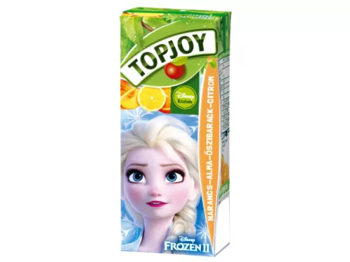 TopJoy szívószálas üdítőital 0,2l - Narancs-Alma-Őszibarack-Citrom