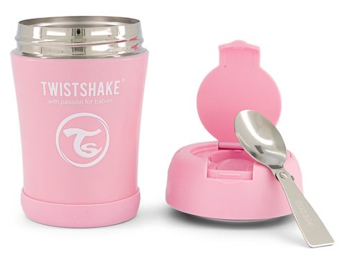 Twistshake hőtartó ételtároló 350ml - Rózsaszín