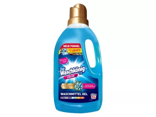 Der Waschkönig mosógél 1,625L 54 mosás - Színes