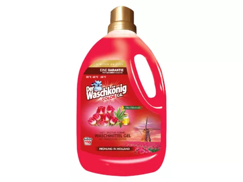 Der Waschkönig mosógél 3,305L 110 mosás - Frühling in Holland - Színes