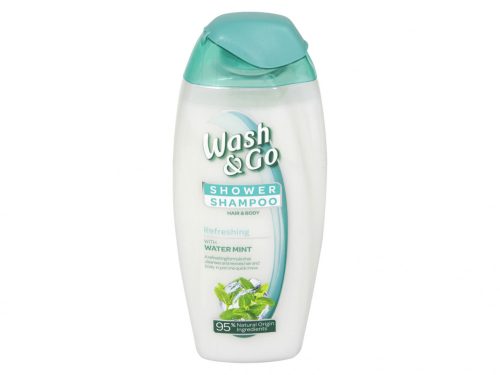 Wash & Go tusfürdő és sampon 250ml - Frissítő vízimentával
