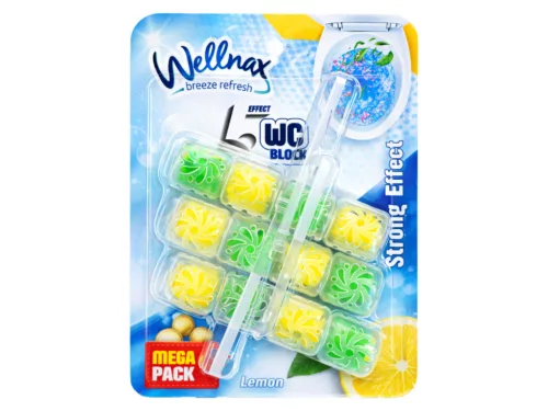 Wellnax Breeze Refresh 5 Effekt WC frissítő 3X50g - Citrom