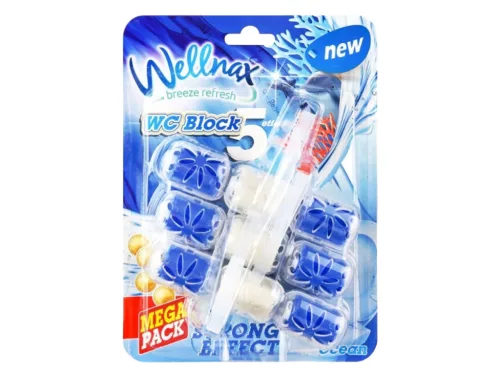 Wellnax Breeze Refresh Strong Effekt WC frissítő 3X57g - Óceán
