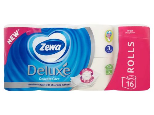Zewa Deluxe Prémium  WC-papír 16 tekercs 3 réteg - Delicate Care
